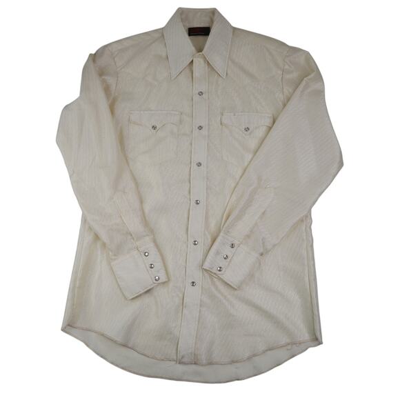 Vintage JC Penny Tom Ferguson Collection Pearl Snap Down Western Shirt - Picture 1 of 10